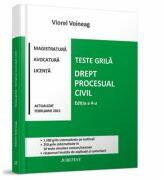 Teste grila. Drept procesual civil. Editia a 4-a - Viorel Voineag (ISBN: 9786069436639)