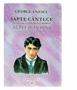 Sapte cantece pe versuri de C. Marot - George Enescu (ISBN: 9790694920562)