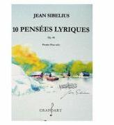 10 pensees lyriques pentru pian solo opus 40 - Jean Sibelius (ISBN: 9790694921064)