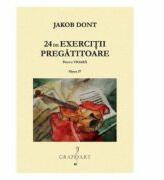 24 de exercitii pregatitoare pentru vioara. Opus 37 - Jakob Dont (ISBN: 9790694920890)