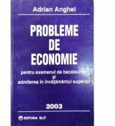 Probleme de economie pentru examenul de bacalaureat si admiterea in invatamantul superior - Adrian Anghel (ISBN: 9789739380249)