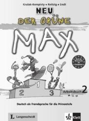 Der Grüne Max Neu 2, Arbeitsbuch mit Audio-CD. Deutsch als Fremdsprache für die Primarstufe - Elzbieta Krulak-Kempisty, Lidia Reitzig, Ernst Endt (ISBN: 9783126050760)