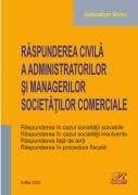 Raspunderea civila a administratorilor si managerilor societatilor comerciale - Sebastian Bodu (ISBN: 9786060250722)