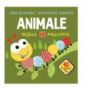 Animale vesele si amuzante. - 40 de autocolante - Gheorghe Ghetu (ISBN: 9789975148771)