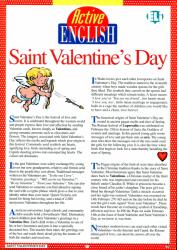 ACTIVE ENGLISH Subject 7 Saint Valentine's Day (ISBN: 9788881482955)