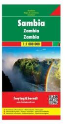 Zambia térkép Freytag & Berndt 1: 1 100 000 (2012)