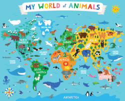My World of Animals 36-Piece Floor Puzzle (ISBN: 9781950500758)