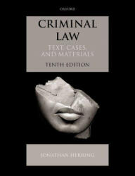Criminal Law - JONATHAN HERRING (ISBN: 9780192855923)
