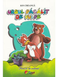 Carti de colorat A5. Ursul pacalit de vulpe (ISBN: 9786067532012)