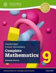 Cambridge Lower Secondary Complete Mathematics 9: Student Book (ISBN: 9781382018883)