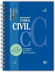 Codul civil Mai 2022. EDITIE SPIRALATA, tiparita pe hartie alba - Dan Lupascu (ISBN: 9786063910456)