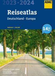 Németország autós atlasz ADAC 1: 200 000 2023/2024 Németország atlasz (ISBN: 9783826422812)