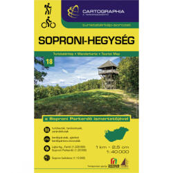 Soproni-hegység turistatérkép (ISBN: 9789633538517)