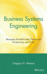 Business Systems Engineering - Managing Breakthrough Changes for Productivity & Profit - Gregory H. Watson (ISBN: 9780471018841)