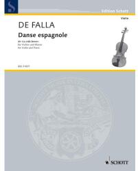 DANSE ESPAGNOLE DE "LA VIDA BREVE" FÜR VIOLINE UND KLAVIER (ISBN: 9786330195814)