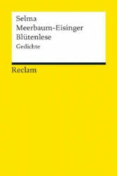 Blütenlese - Selma Meerbaum-Eisinger, Markus May (ISBN: 9783150190593)