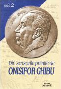Din scrisorile primite, volumul 2 - Onisifor Ghibu (ISBN: 9789736245251)