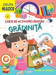 Carte de activitati pentru gradinita, cu abtibilduri. Grupa mijlocie (ISBN: 9786060242222)