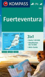 Fuerteventura turistatérkép - KOMPASS 240 (ISBN: 9783990448731)
