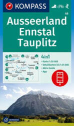 68. Ausseerland, Ennstal turista térkép Kompass (ISBN: 9783991214489)