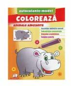 Coloreaza animale amuzante. Autocolante model (ISBN: 9789664666449)