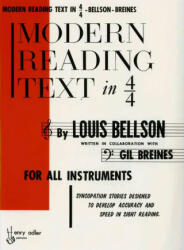 Modern Reading Text in 4/4 - Louis Bellson, Gil Breines (ISBN: 9780769233772)