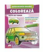 Coloreaza auto de teren. Autocolante model (ISBN: 9789664666111)