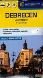 Debrecen várostérkép (ISBN: 9789633538791)