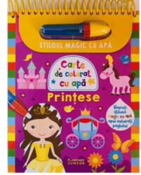 Carte De Colorat Cu Apa - Printese, - Editura Flamingo (ISBN: 9786068555942)