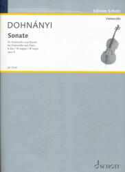 Dohnányi Ernő: Dohnányi Ernő: Sonate op. 8 - gordonkára, zongorakísérettel (ISBN: 9780001174351)