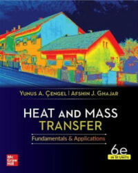 Heat And Mass Transfer, 6th Edition, Si Units - CENGEL (ISBN: 9789813158962)