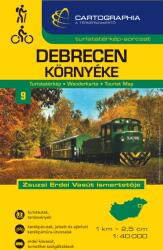 Debrecen környéke turistatérkép (ISBN: 9789633538784)