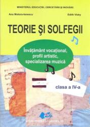 Teorie și Solfegii manual pt. cls. IV (ISBN: 9786063117343)