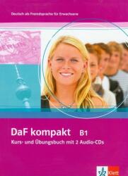 DaF kompakt B1 Kurs- und Ubungsbuch mit 2 Audio-CDs (ISBN: 9783126761888)