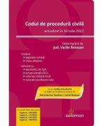 Codul de procedura civila (actualizat la 10 iulie 2022) - Vasile Bozesan (ISBN: 9786069628133)
