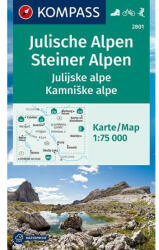 Júliai-Alpok - Kamniki-Alpok turistatérkép - KOMPASS 2801 (ISBN: 9783991212225)