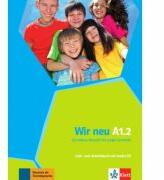 Wir neu A1. 2. Grundkurs Deutsch für junge Lernende. Lehr- und Arbeitsbuch mit Audio-CD - Giorgio Motta (ISBN: 9783126758710)