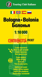Bologna térkép Bologna várostérkép, zsebtérkép TCI 1: 10 000 2021 (ISBN: 9788836578085)