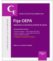 Fișe OEPA. Organizarea și exercitarea profesiei de avocat (ISBN: 9786062720988)