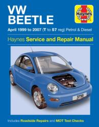 VW Beetle Petrol & Diesel (Apr 99 - 07) Haynes Repair Manual (ISBN: 9780857336545)