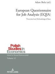 European Questionnaire for Job Analysis (ISBN: 9783631730157)