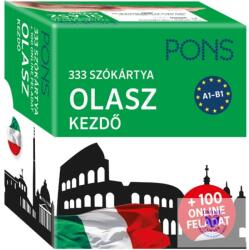 PONS 333 szókártya Olasz kezdő + 100 online feladat (2022)