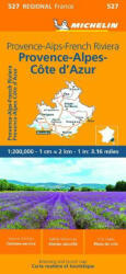 527. Provence térkép, Provence-Alps térkép, French Riviera térkép Michelin 1: 275 000 (ISBN: 9782067258822)