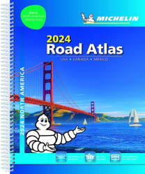 Michelin North America Road Atlas 2024 USA - Canada - Mexico (ISBN: 9782067257955)