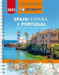Spanyolország és Portugália úti atlasz 2023 Michelin (ISBN: 9782067257207)