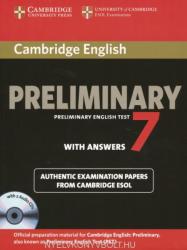 Cambridge: English Preliminary 7 - Student's Book Pack (2012)