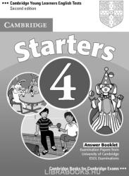 Cambridge ESOL: Cambridge Young Learners English Tests Starters 4 Answer Booklet (2002)