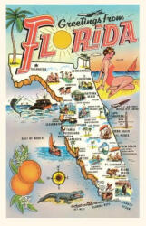 Vintage Journal Greetings from Florida Map (ISBN: 9781669518228)