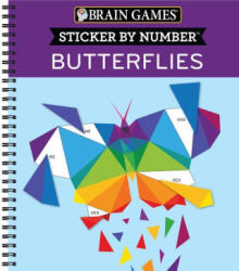 Brain Games - Sticker by Number: Butterflies - Brain Games, New Seasons (ISBN: 9781639381111)