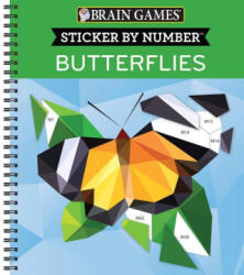 Brain Games - Sticker by Number: Butterflies (ISBN: 9781639380909)